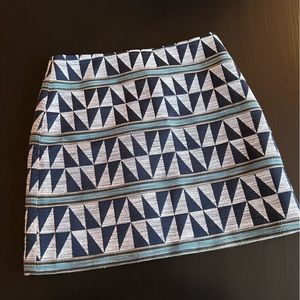 Ann Taylor Geometric Patterned Skirt